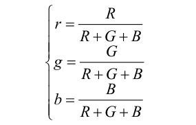 r，g，b表示公式