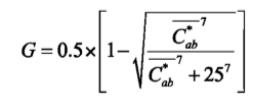 调整因子G的表达式