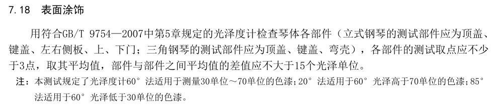 钢琴漆面光泽度测试方法