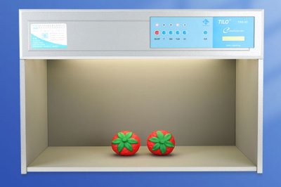 标准光源箱检测彩虹糖颜色的一致性